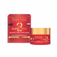 Bielenda SUPER 3 Trio Retinol + Vit C+ Kolagen 70+ 50 ml