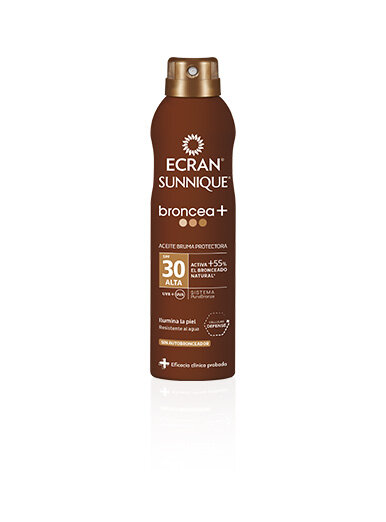 Ecran Sunnique Sun Spray - Sonnenschutzspray mit Broncea+ FPS 50 - 250ml