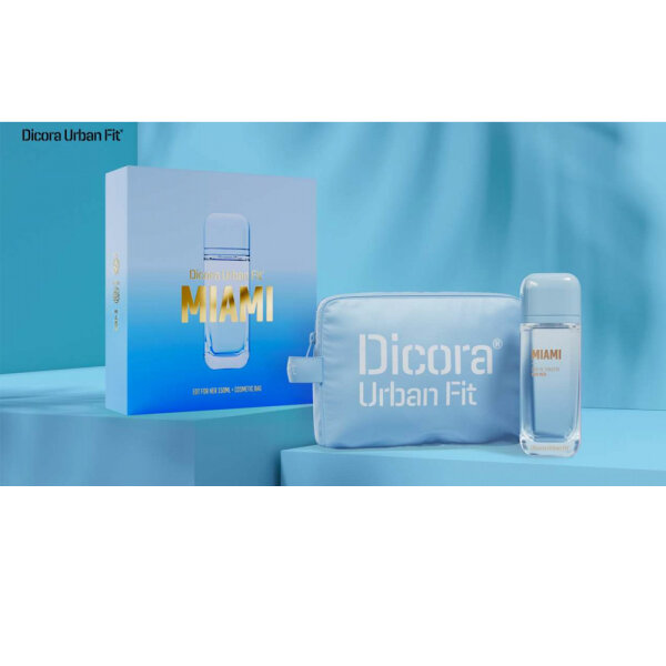 Dicora Urban Fit Miami - Eau de Toilette - 150ml mit Kosmetiktasche  für Sie