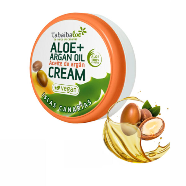 Tabaibaloe Vegan - Aloe Vera + Argan Oil Gesichts- und Körpercreme 50ml